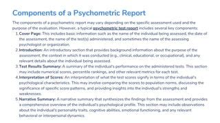 Understanding Psychometric Reports Unveiling Insights Into Personality