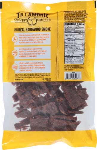 Tillamook® Country Smoker Zero Sugar Teriyaki Beef Jerky 65 Oz Kroger