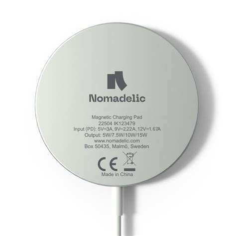 Nomadelic Wireless Charger Solo 351 Magsafe Laddare