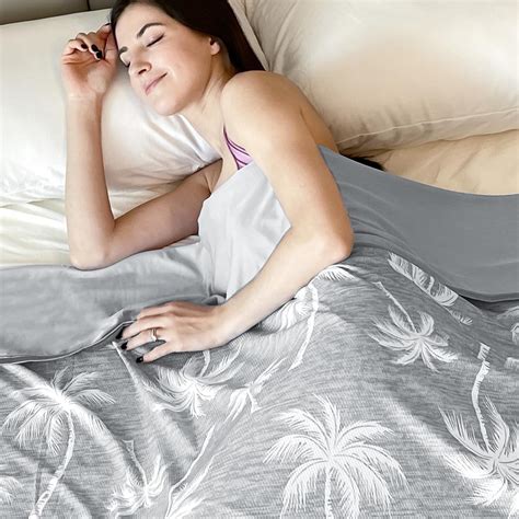 OMERAI 50 X 70 Breathable Cooling Blanket For Hot Sleepers Night Sweats Lightweight Double