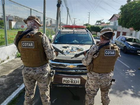 Cotar Da Pmce Captura Cinco Homens Com Extensa Ficha Criminal Em