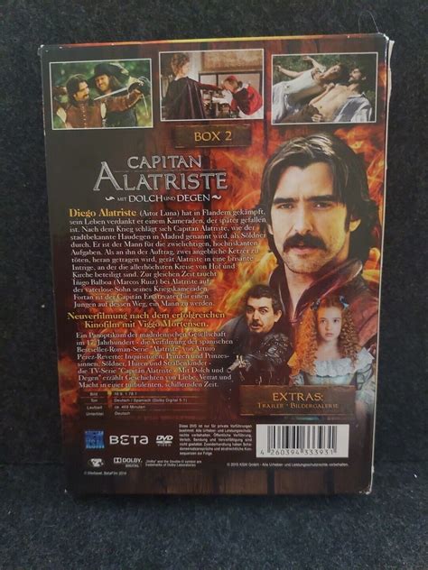 Capitan Alatriste Mit Dolch Und Degen Box Fol Dvd Ebay