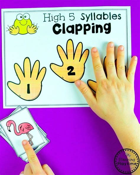 Syllables Clapping Game High Five Syllables Syllables