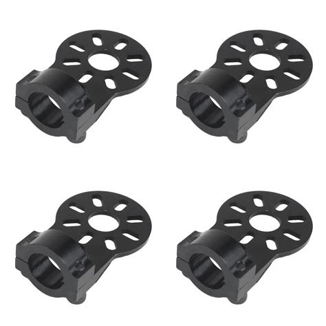 4pcs Black Quadcopter Motor Mount Holder For 12mm Glasscarbon Fiber