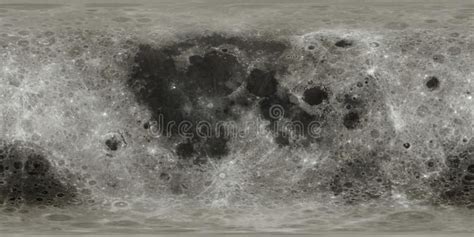 Highly Detailed Moon Surface Map