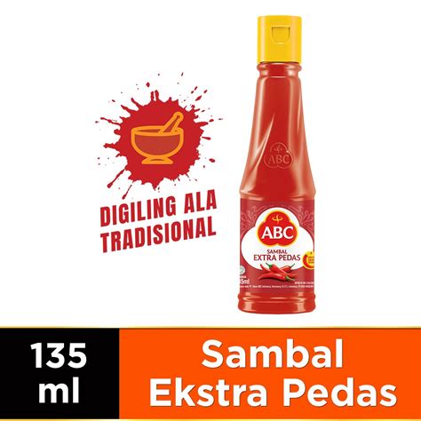 ABC Sambal Extra Pedas 135 ML Shopee Indonesia