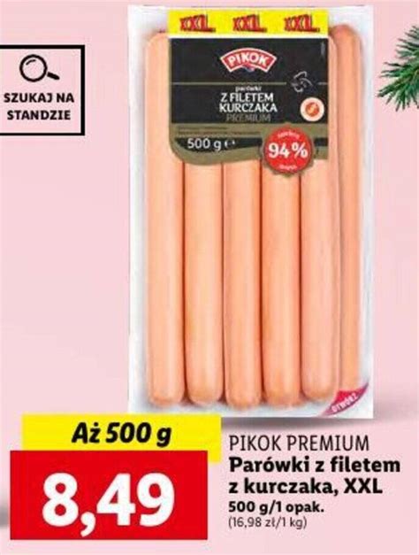 Promocja Pikok Premium Par Wki Z Filetem Z Kurczaka G W Lidl