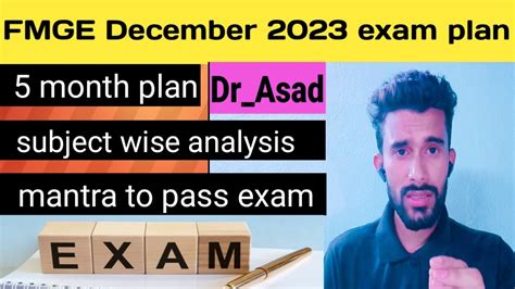 FMGE December 2023 Plan 5 Month Strategy For Exam Fmge Marrow