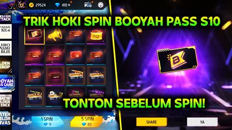 TRIK HOKI SPIN BOOYAH PASS SEASON 10 TERBARU FF YouTube