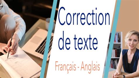 Je vais corriger vos textes et documents et site web blog en français