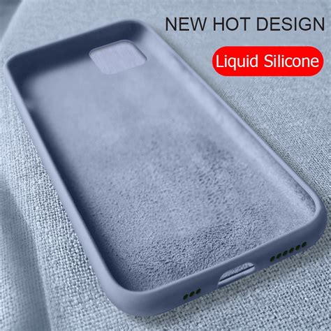 Ốp Điện Thoại Silicone Mềm Chống Sốc Màu Trơn Cho iPhone 11 Pro Max Xs