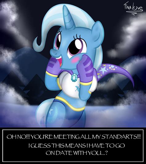 1961448 Safe Artist Tina De Love Derpibooru Import Trixie Pony