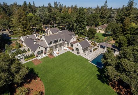 36 8 Million Newly Built Contemporary Estate In Atherton CA Homes