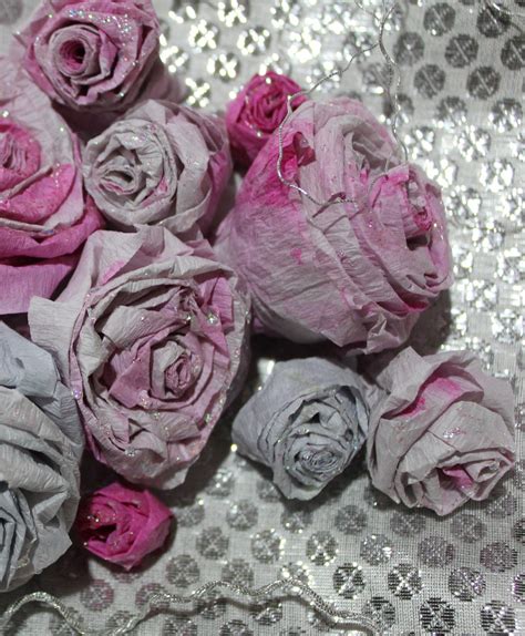 Crepe Paper Roses - Ribbons to Pastas