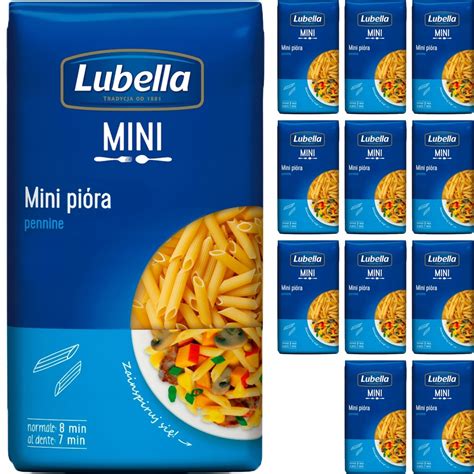 Lubella Makaron Classic Mini Penne Pióra 12x400g 9896750883