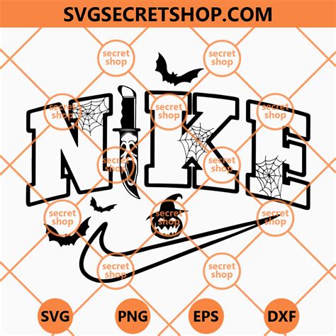 Halloween Ghostface Knife Nike Logo Svg Nike Logo Svg Ghostface Svg