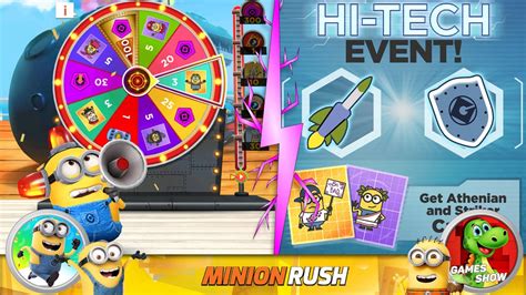 Prize Wheel Rewards And High Tech Event Minion Rush Despicable Me Gameplay Walkthrough Youtube