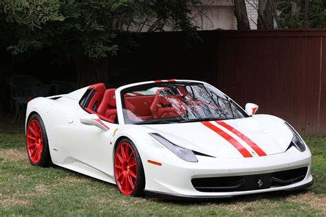 White Ferrari Spider Speedonline Porsche Forum And Luxury