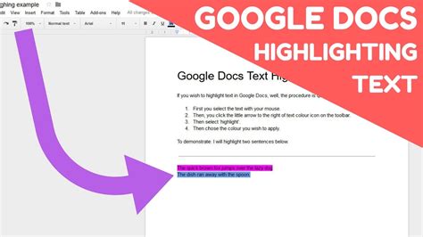 How To Highlight Text In Google Docs 2017 YouTube