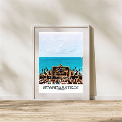 Boardmasters Festival Poster Etsy