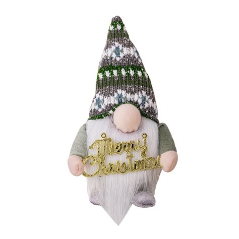 Qilin Gnome Doll Ornament Glowing Christmas Faceless Gnome Cute Dwarf