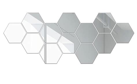 Lustro Plaster Miodu Naklejka Hexagon Srebro Po Aniec Kup Teraz Na