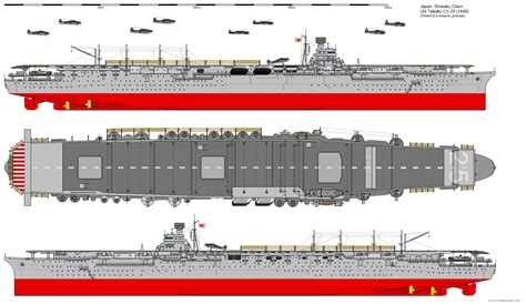 Shokaku-class Aircraft Carrier (1948) by ijnfleetadmiral on DeviantArt