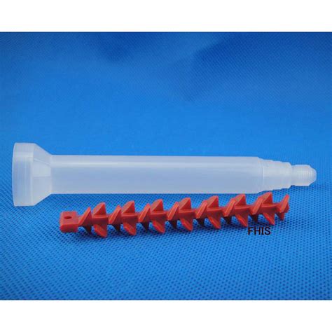 Resin Dynamic Mixer Rm12 16 Mixing Nozzles For Duo Pack Epoxies 10 Pcs