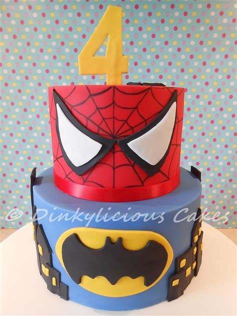 Superhero Decorated Cake By Dinkylicious Cakes Cakesdecor