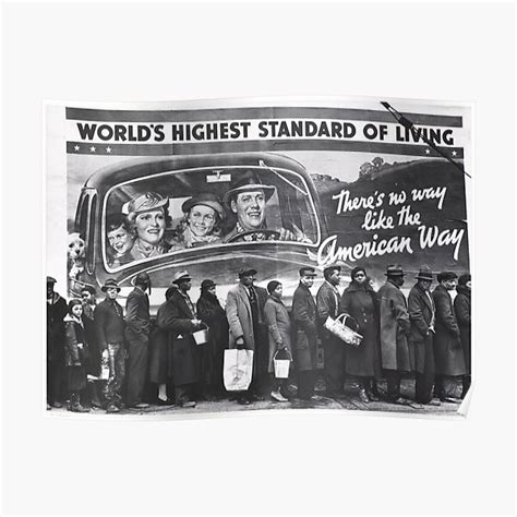 Margaret Bourke White The American Way 1937 Poster For Sale By