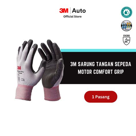 Jual 3M Sarung Tangan Sepeda Motor Comfort Grip Gloves Bahan Kain