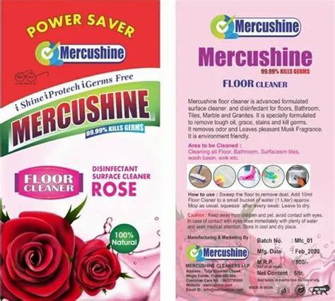 MercushineClenarslimited Rose Floor Cleaner At Rs 800 Liter In Satara