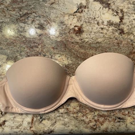 Pink Victoria S Secret Intimates Sleepwear Victorias Secret Strapless Nude Bra Size B