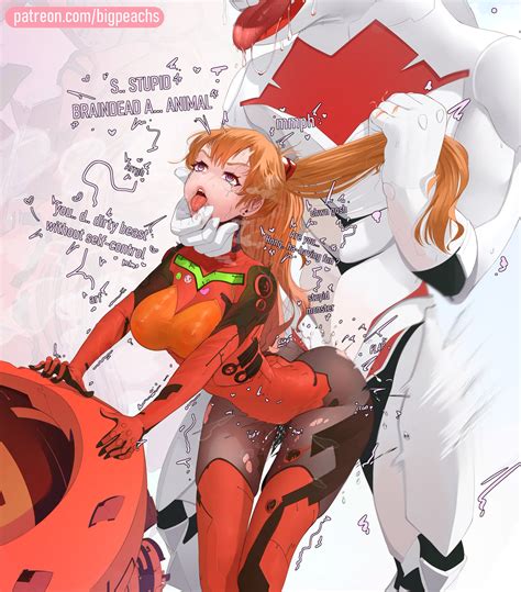 Rule 34 1girls Ahegao Asuka Langley Sohryu Big Ass Big Breasts Big