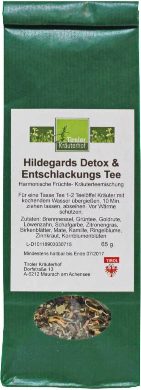 Tiroler Kräuterhof Hildegard's Detox & Purification Tea, 65 g - Ecco ...