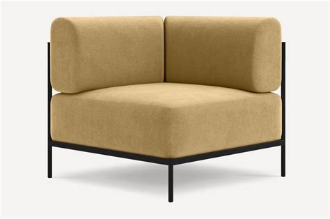 Угловое кресло Нолан-B Soft Yellow – купить в Москве по цене 40 990 ...