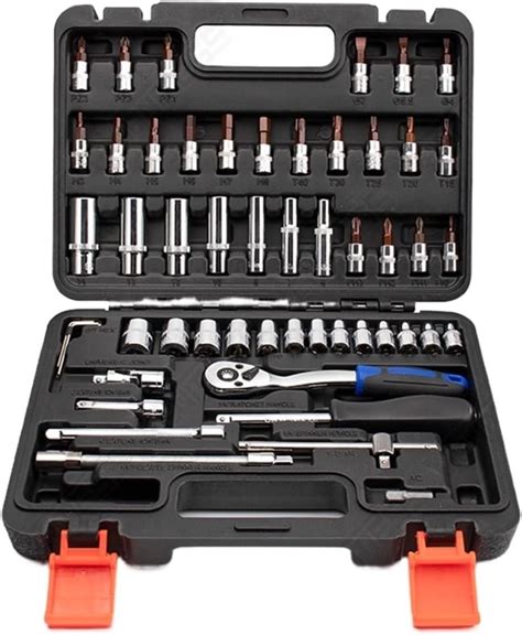 Amazon Car Repair Tool Kit Mechanical Tools Box 1 4 Inch Socket