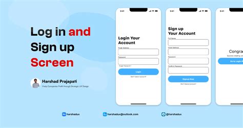 Login And Signup Screen Figma Community