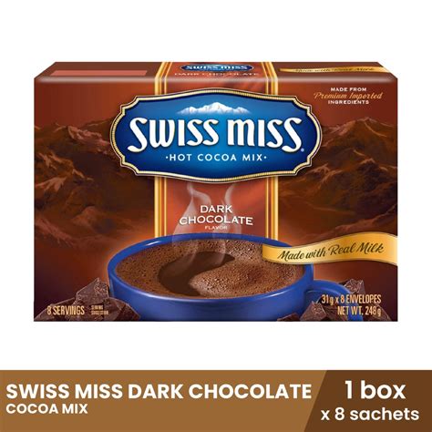 Swiss Miss Dark Chocolate 8 Sachets X 31g Shopee Philippines