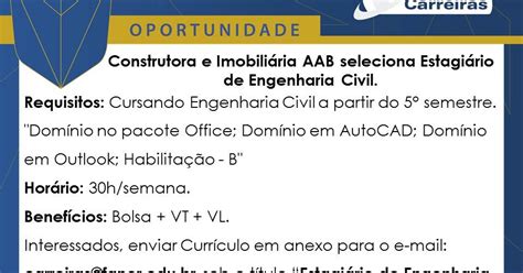 Fanor Carreiras ESTAGIÁRIO DE ENGENHARIA CIVIL AAB