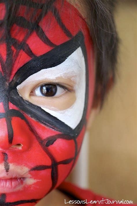 Ideas Para Pintar La Cara Superhero Party Face Painting Superhero