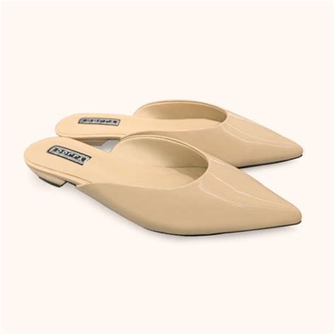 Dép sục mũi nhọn DOLLY mã 1387 nude Dolly