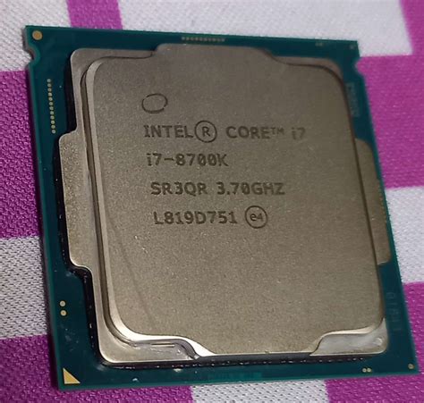 インテル Intel Cpu Core I7 8700k 37ghz 12mキャッシュ 6コア12スレッド Lga1151 動作確認済み