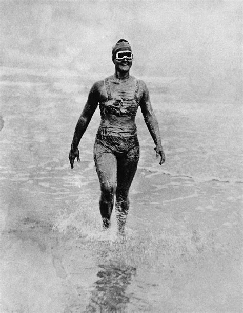 Gertrude Ederle, first woman to swim across the English Channel ...