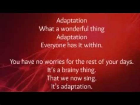 Adaptation Song (task English) - YouTube