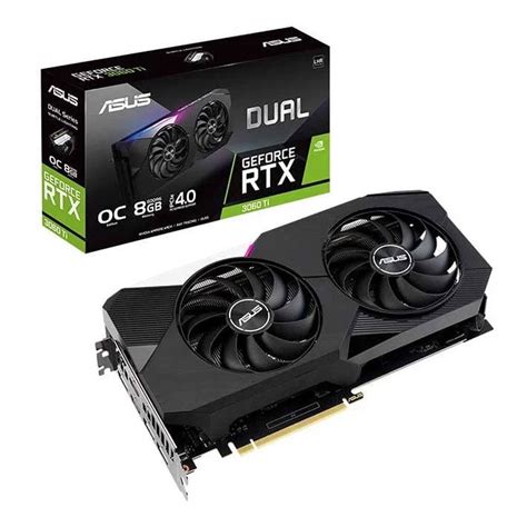 VGA Asus RTX 3060Ti 8G GDDR6 Dual OC V2 DUAL RTX3060TI O8G V2