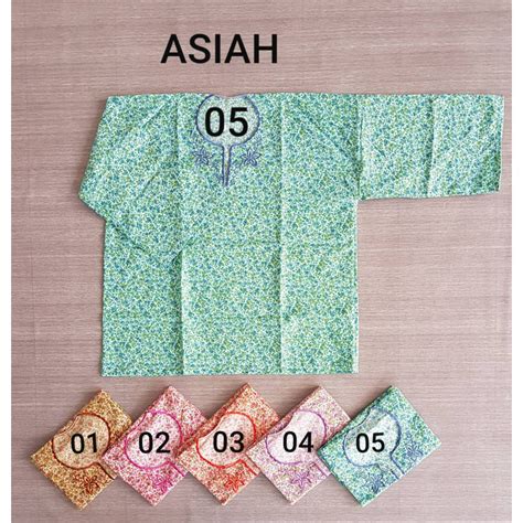 Baju Kedah Klasik Opah Cotton Product Code ASIAH Shopee Malaysia