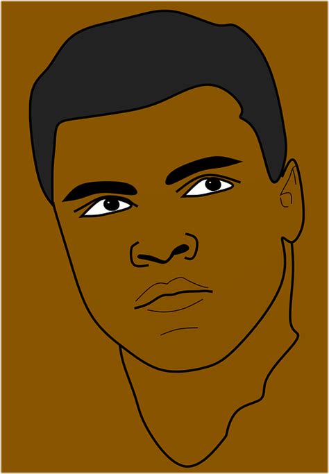 How To Draw Muhammad Ali Step By Step