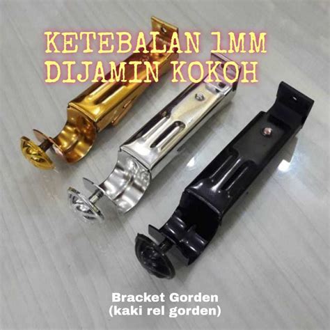 Jual Ready Stock Mm Bracket Kaki Rel Rell Rail Batang Gorden