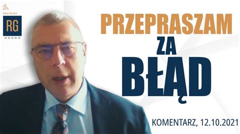 Przepraszam za błąd ws Unii Europejskiej Roman Giertych komentarz